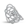 White Gold Fancy Diamond Dress Ring 1.90Ct